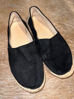 Black  Slip-On Flats